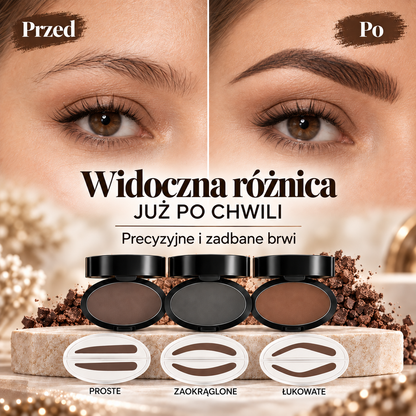 2026 HIT SPRZEDAŻOWY 💞🖊️ Stempel do brwi z pudrem i pędzelkiem – wystarczy przycisnąć, a perfekcyjne brwi w kilka sekund. Wodoodporny, utrzymuje się do 24 godzin 👑