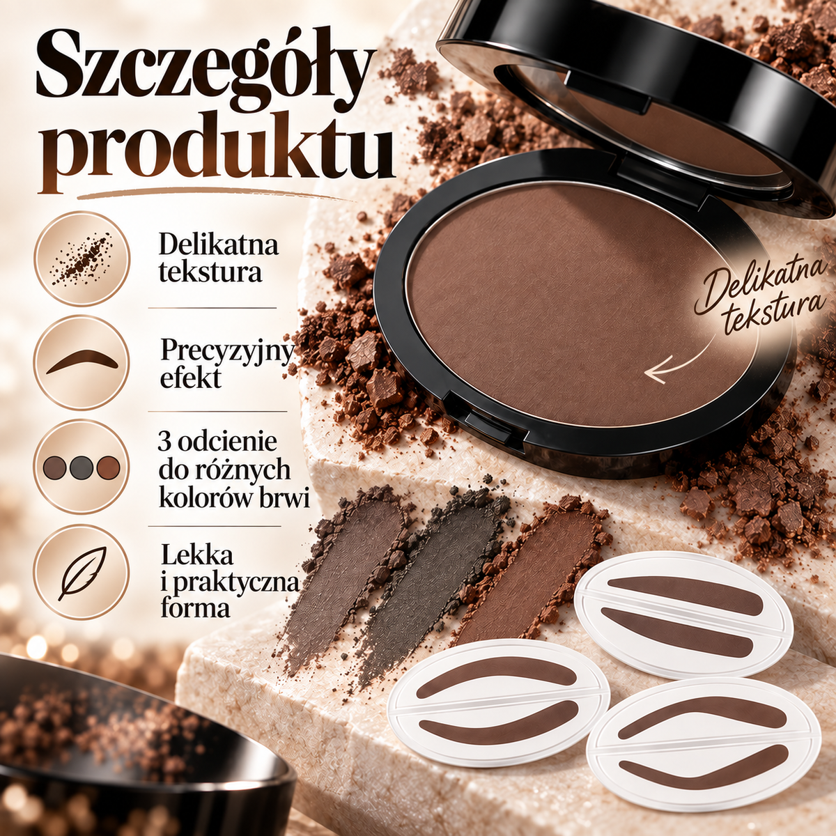 2026 HIT SPRZEDAŻOWY 💞🖊️ Stempel do brwi z pudrem i pędzelkiem – wystarczy przycisnąć, a perfekcyjne brwi w kilka sekund. Wodoodporny, utrzymuje się do 24 godzin 👑