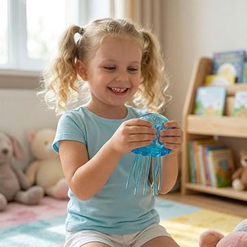 Ultra-Soft Sensory Squishy Toy– Instant Stress Relief & Anxiety Calming Gel Ball 🦑