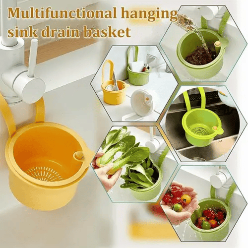 🔥 Hot Sale 50% OFF 🔥PKNEW® Multifunctional hanging sink drain basket