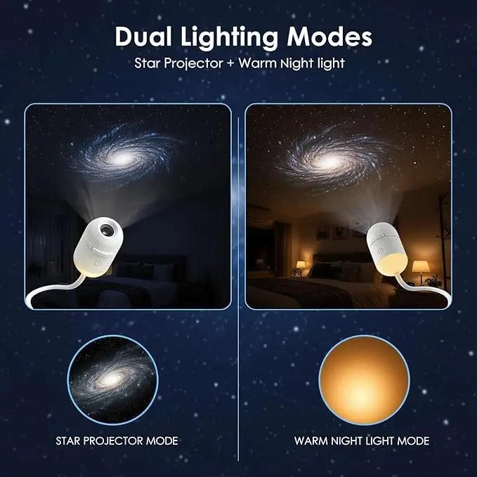 🌈PKNEW® NEXT-GEN SMART PROJECTION HD Smart Dynamic 5D Holographic Night Light Projector🌌