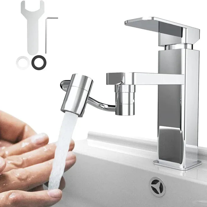 1080° Universal Faucet Aerator - Dual Mode & All-Angle Control