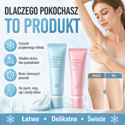 🌱Delikatny krem do bezbolesnego usuwania owłosienia🔥odpowiedni zarówno dla kobiet, jak i mężczyzn