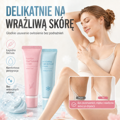 🌱Delikatny krem do bezbolesnego usuwania owłosienia🔥odpowiedni zarówno dla kobiet, jak i mężczyzn
